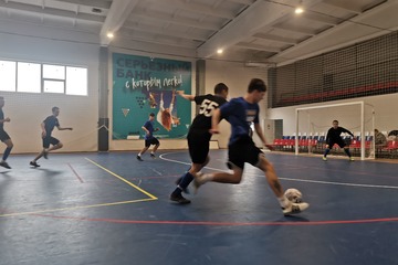 Наша сборная команда по футболу приняла участие в молодежном турнире по мини-футболу