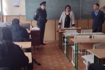 Встреча с инспектором ПДН Сулеймановым Р.В.
